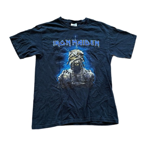 Hanes Other - Vintage Iron‎ Maiden Shirt Mens M World Slavery Tour Concert Band Black Y2k